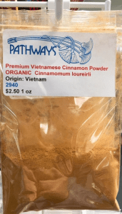 Cinnamon powder organic 1 oz