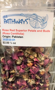 Rose petals and buds 1/2 oz