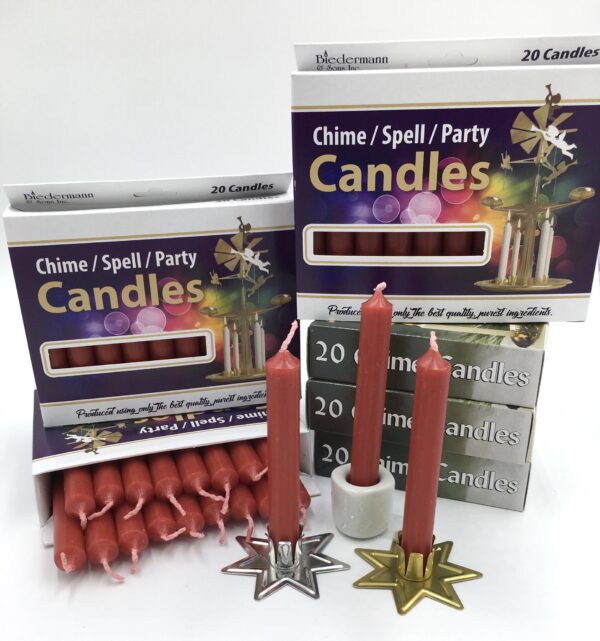 Red box of 20 mini candles
