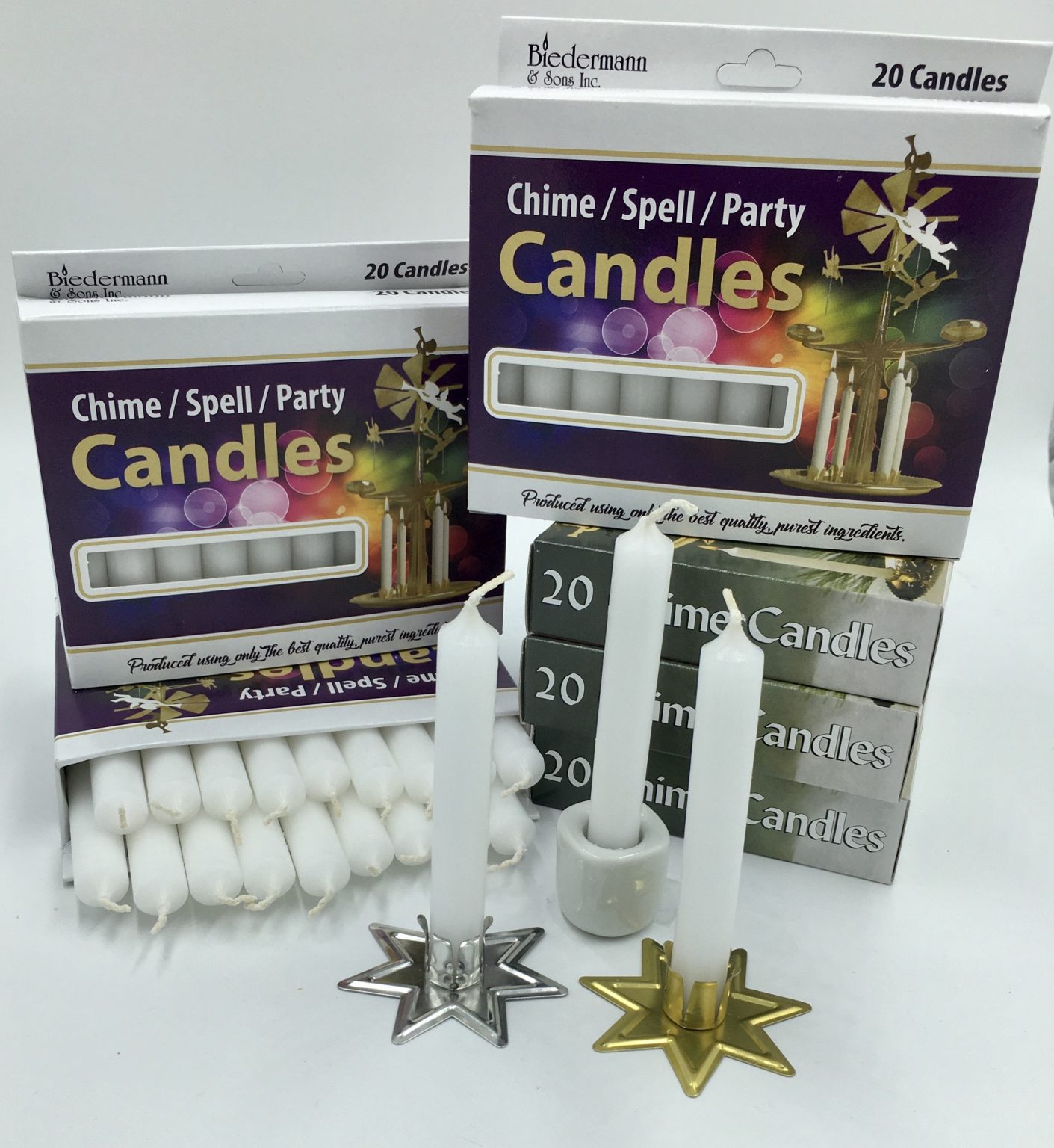 White Mini Candles Pathways Saint Louis