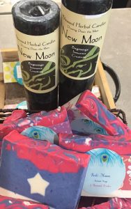 New Moon candles and reiki mama soap