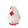 Female Yeti Ornament
